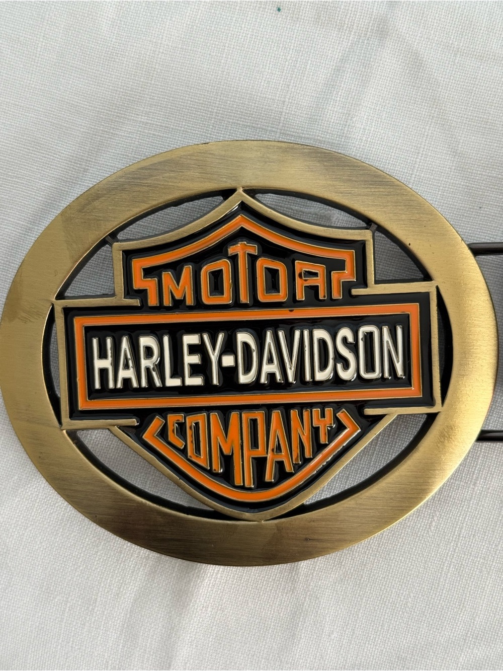 Vintage Harley Davidson
Hand Tooled Black Leather Belt - Picture 3 of 10